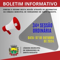 SESSÃO ORDINÁRIA DE 07 DE OUTUBRO DE 2024.