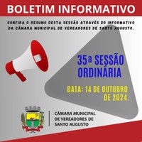 SESSÃO ORDINÁRIA DE 14 DE OUTUBRO DE 2024.